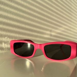 Barbie pink sunglasses palm angels